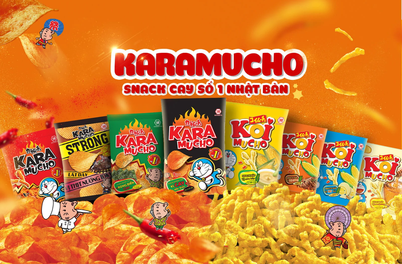 karamucho snack cay số 1 nhật bản